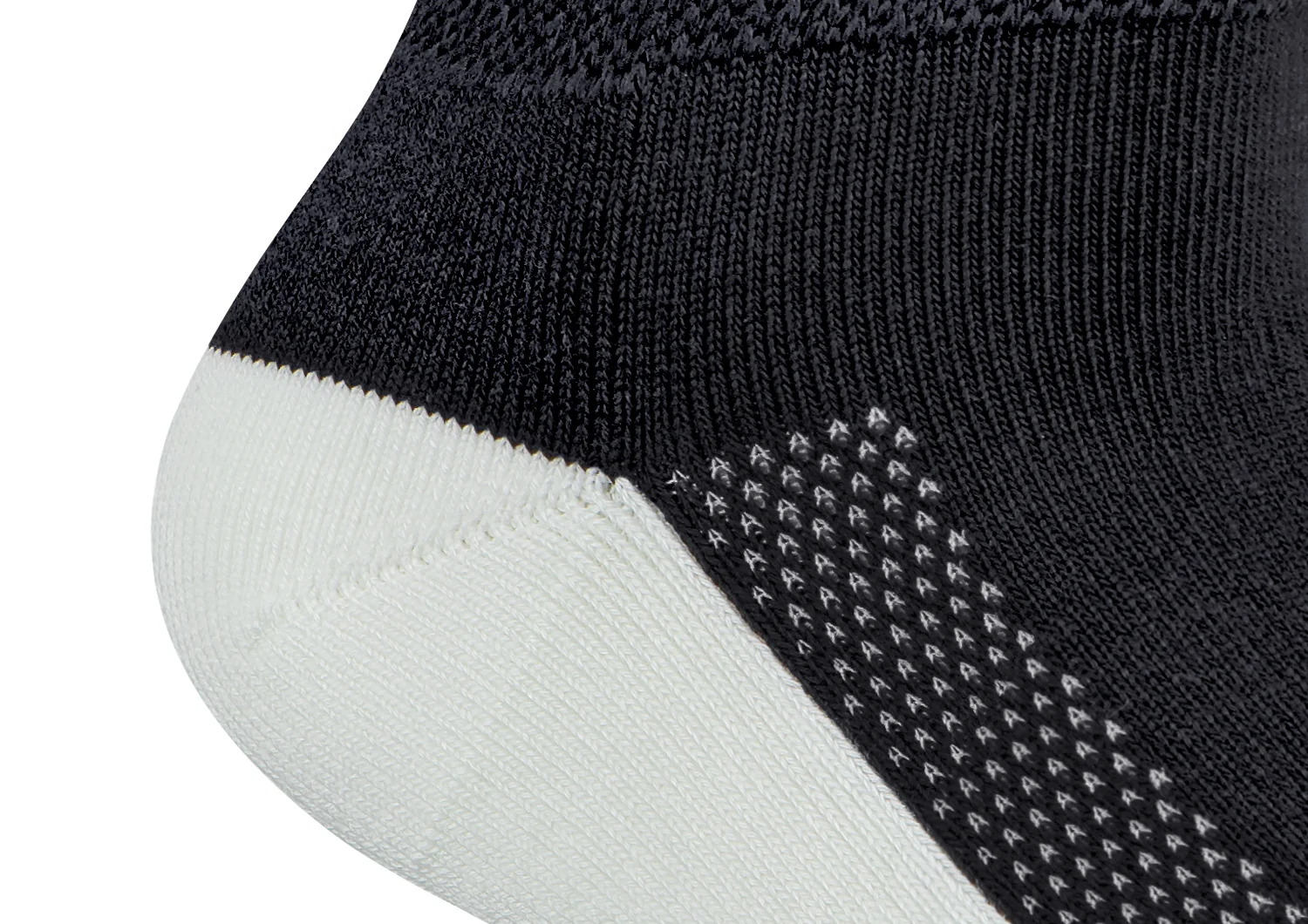 Padded Sole Diabetic Socks - Black - Image 4